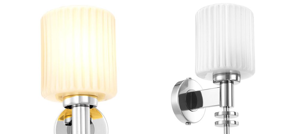 Бра Eichholtz Wall Lamp Ponza Nickel Бра Eichholtz Wall Lamp Ponza Nickel - Loft-Concept в Саратове