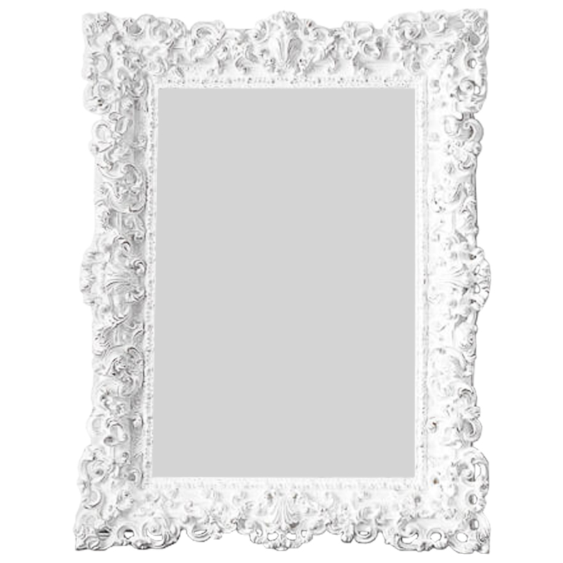 Зеркало Leeuw Mirror White Белый винтажная патина   в Саратове | Loft Concept 