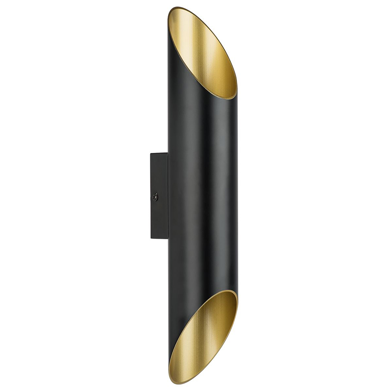 Бра Garbi Black Pipe Organ Sconce Черный Золотой в Саратове | Loft Concept 