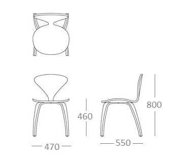 Стул Cherner Side Chair в Саратове