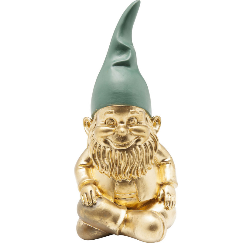Статуэтка Golden Sitting Gnome Золотой Статуэтка Golden Sitting Gnome Золотой в Саратове | Loft Concept