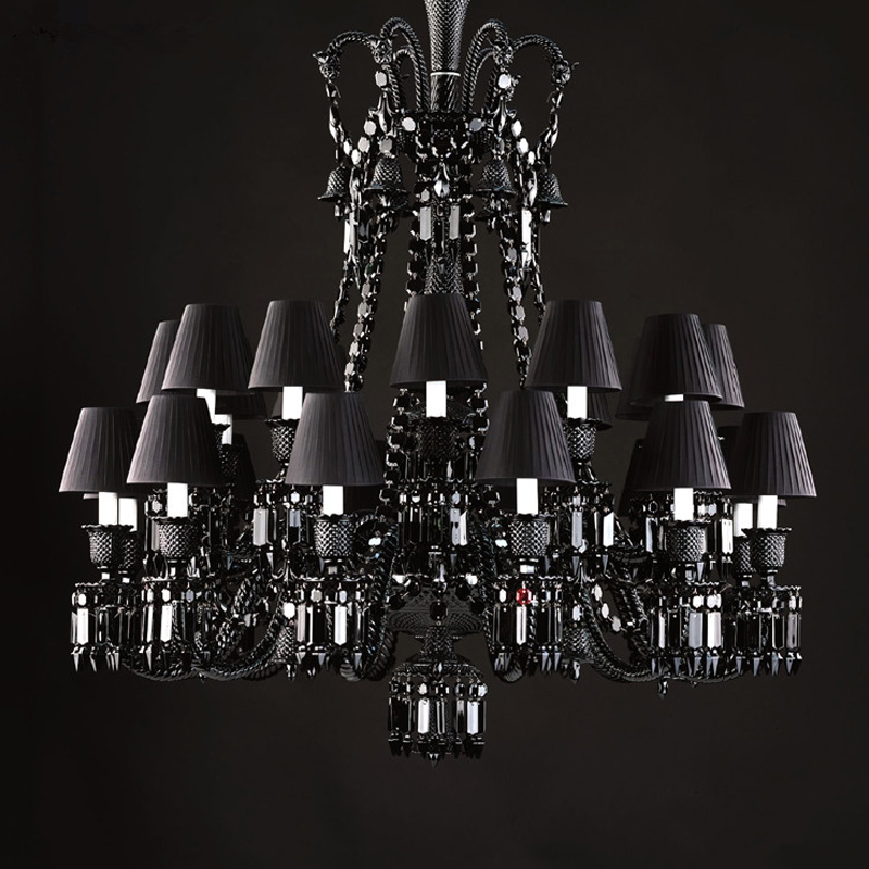 Люстра BACCARAT ZENITH NOIR Chandelier Черный в Саратове | Loft Concept 