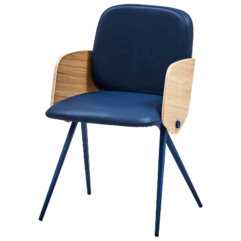 Стул Fionan Stool Blue Древесина Синий в Саратове | Loft Concept 