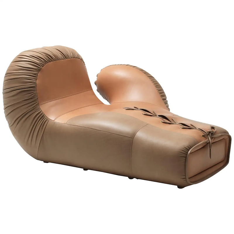 Кушетка Дизайнерская в форме Боксерской Перчатки Vintage De Sede boxing glove sectional sofa I Коричневый Бежевый Кушетка Дизайнерская в форме Боксерской Перчатки Vintage De Sede boxing glove sectional sofa I Коричневый Бежевый в Саратове | Loft Concept