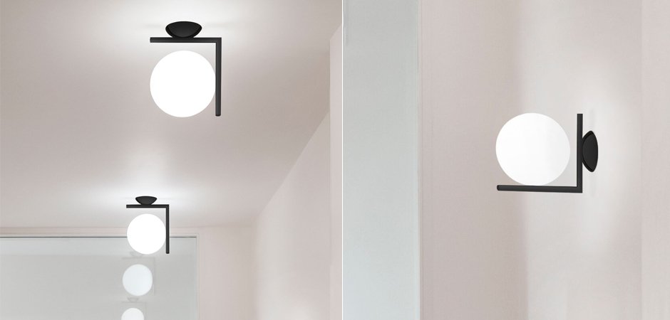 Бра Flos IC Lights C/W Black - Loft-Concept в Саратове