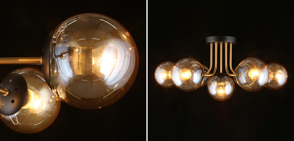 Потолочный светильник Smoky Sphere Потолочный светильник Smoky Sphere - Loft-Concept в Саратове