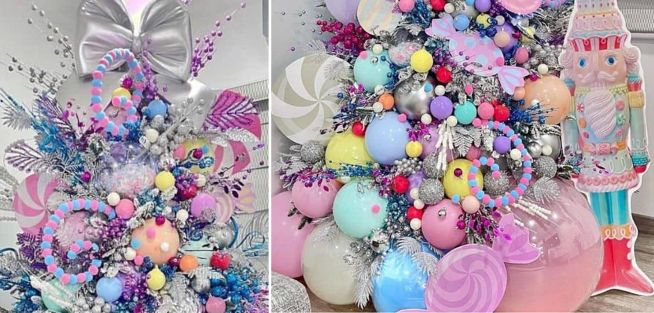 Дизайнерская Елка Премиум с Ярким Розовым Декором Christmas Tree Fun Game Дизайнерская Елка Премиум с Ярким Розовым Декором Christmas Tree Fun Game - Loft-Concept в Саратове