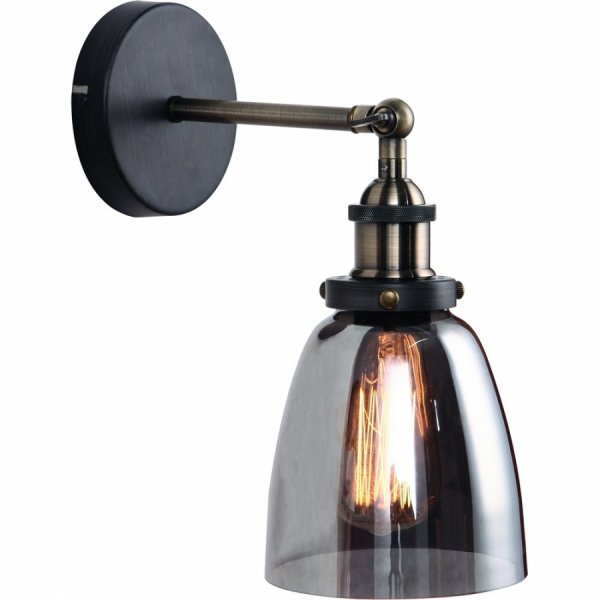 Бра Smoke Glass cloche Wall Lamp  в Саратове | Loft Concept 