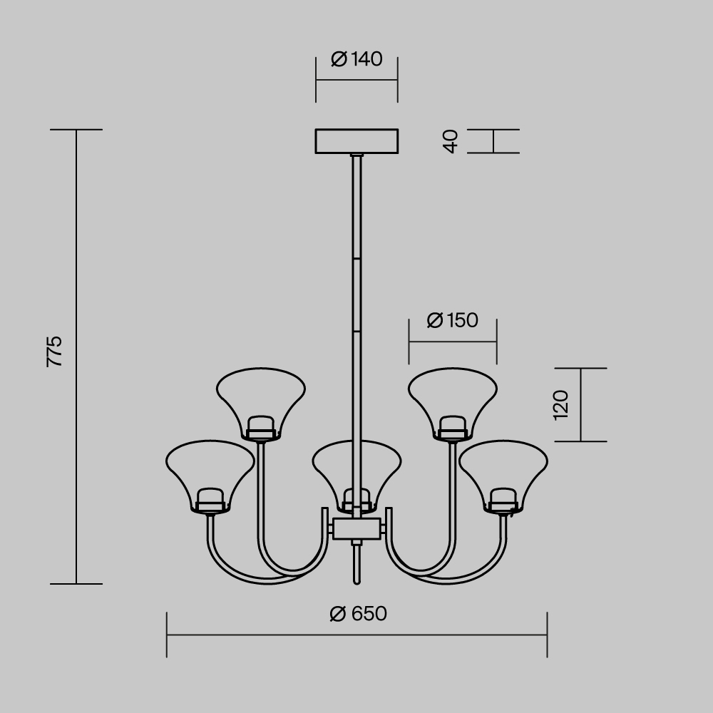 Люстра подвесная Dynasty 3000К в Саратове