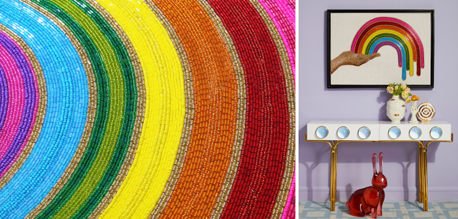 Панно Jonathan Adler RAINBOW BEADED WALL ART Панно Jonathan Adler RAINBOW BEADED WALL ART - Loft-Concept в Саратове