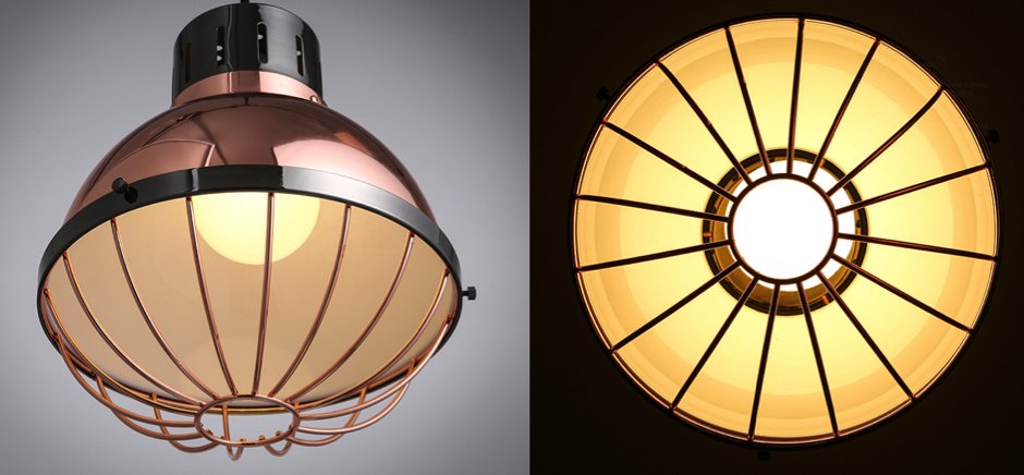 Подвесной светильник Ufo Copper Pendant Small Подвесной светильник Ufo Copper Pendant Small - Loft-Concept в Саратове