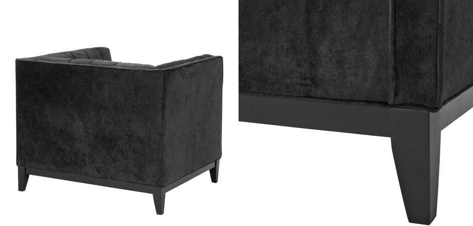 Кресло Eichholtz Chair Aldgate Black Кресло Eichholtz Chair Aldgate Black - Loft-Concept в Саратове