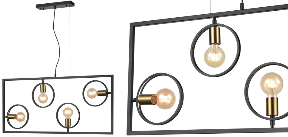 Люстра Loft Rings Ligh 4 Люстра Loft Rings Ligh 4 - Loft-Concept в Саратове