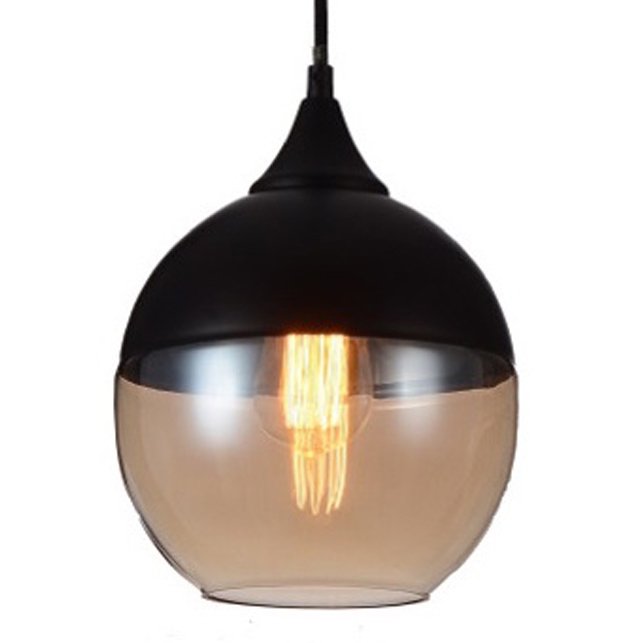 Подвесной светильник Smoke Glass Light Pendant Sphere  в Саратове | Loft Concept 