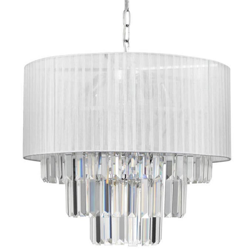 Люстра Laurella Chandelier Прозрачный (Transparent) Хром в Саратове | Loft Concept 