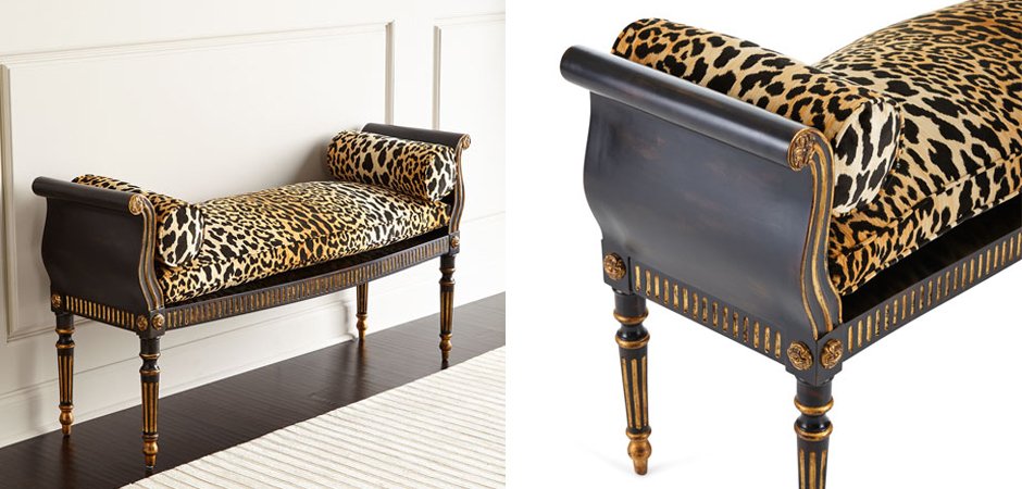 Оттоманка Attina Leopard Bench Оттоманка Attina Leopard Bench - Loft-Concept в Саратове