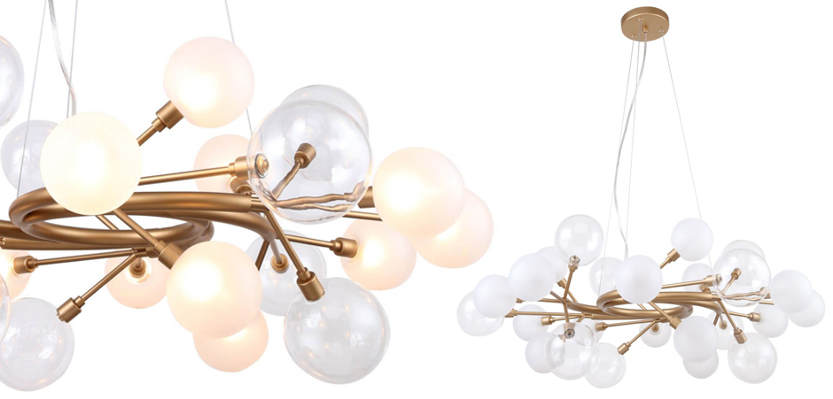 Люстра Berries Chandelier White 85 Люстра Berries Chandelier White 85 - Loft-Concept в Саратове