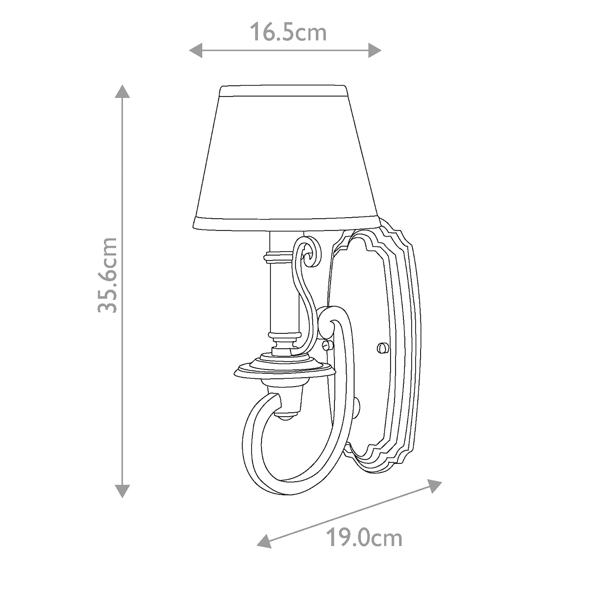 Бра бронзового цвета со светло-янтарным абажуром из органзы Hinkley в Саратове