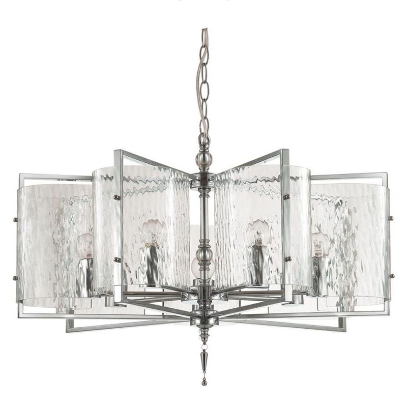 Люстра Karissa Chrome Chandelier 65 Хром Прозрачный (Transparent) в Саратове | Loft Concept 