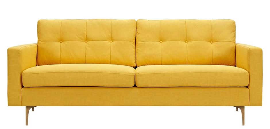 Диван Papaya Yellow Greta Sofa Диван желтая шерсть Диван Papaya Yellow Greta Sofa Диван желтая шерсть - Loft-Concept в Саратове