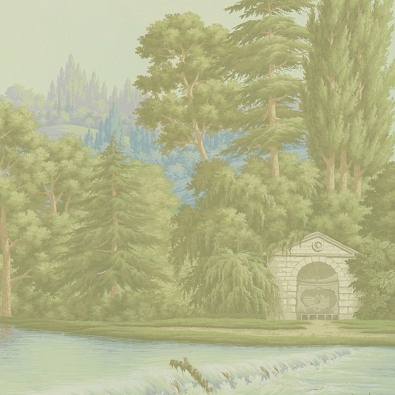 Обои ручная роспись English Landscape Pastel on scenic paper Обои ручная роспись English Landscape Pastel on scenic paper в Саратове | Loft Concept