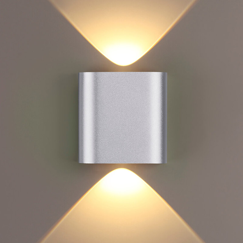 Бра Obverse Silver Square Wall lamp Серебряный в Саратове | Loft Concept 