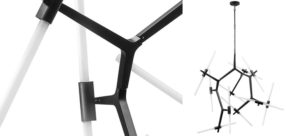 Люстра Агнес Chandelier Black 20 Люстра Агнес Chandelier Black 20 - Loft-Concept в Саратове