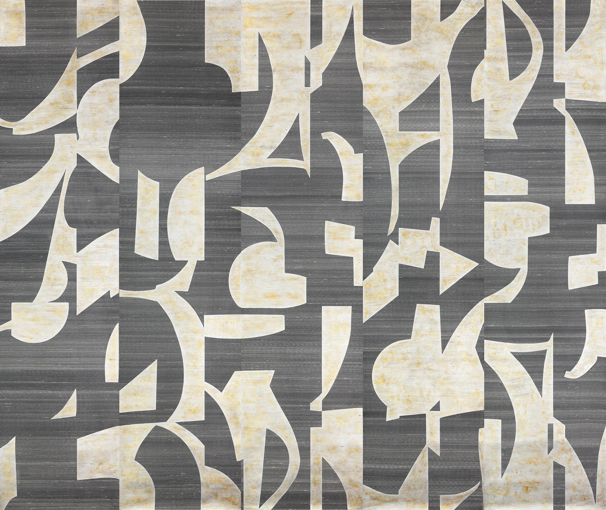 Обои ручная роспись в стиле Арт-деко Symphony Original colourway on Arkose silk dupion Обои ручная роспись в стиле Арт-деко Symphony Original colourway on Arkose silk dupion - постер Loft-Concept в Саратове