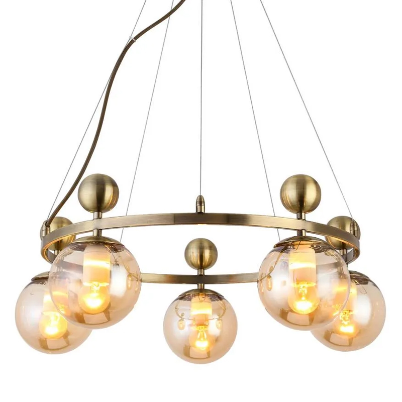 Люстра Demian Bronze Chandelier Бронза Люстра Demian Bronze Chandelier Бронза в Саратове | Loft Concept