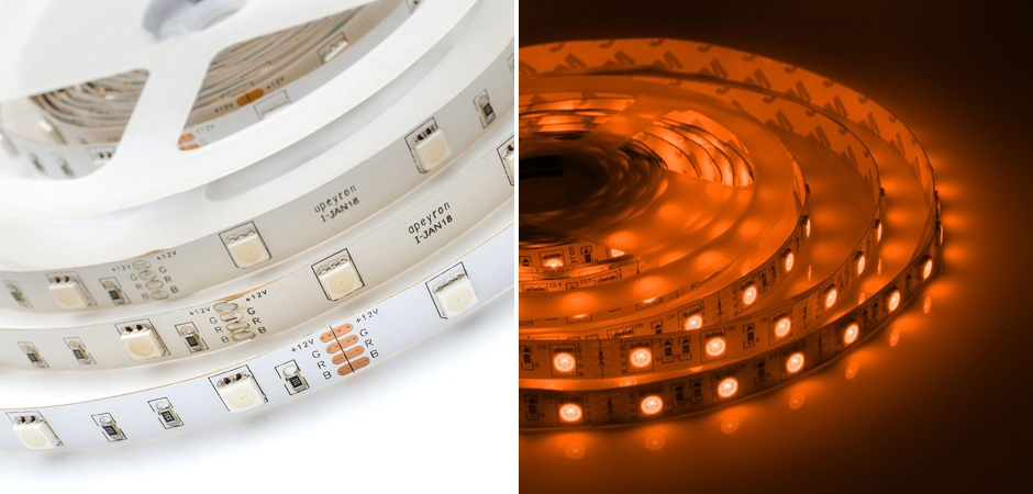 Комплект светодиодной ленты 7,2W/m 30LED/m 3528SMD разноцветный 5M Комплект светодиодной ленты 7,2W/m 30LED/m 3528SMD разноцветный 5M - Loft-Concept в Саратове