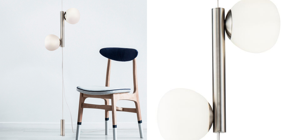 Торшер Tiepolo Ball Floor Lamp Double nickel Торшер Tiepolo Ball Floor Lamp Double nickel - Loft-Concept в Саратове