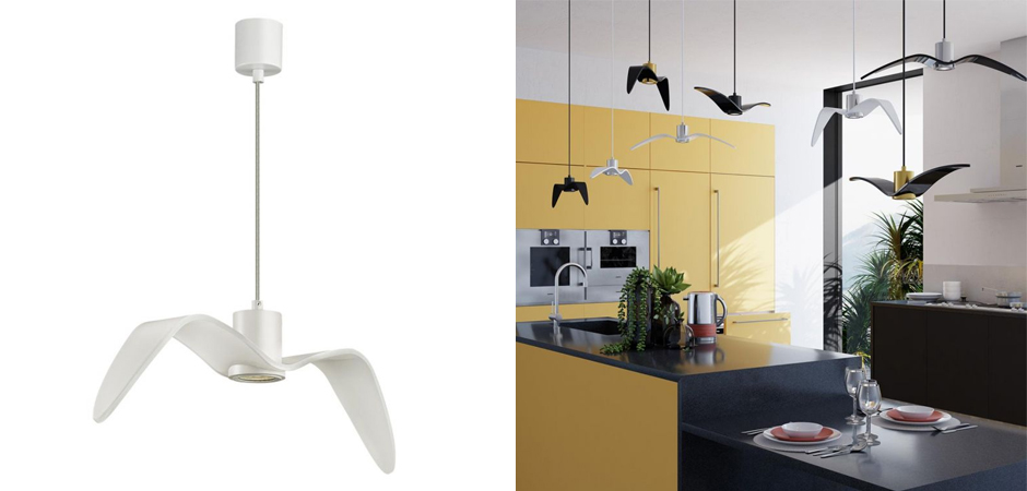 Подвесной светильник Seagull белый Подвесной светильник Seagull белый - Loft-Concept в Саратове