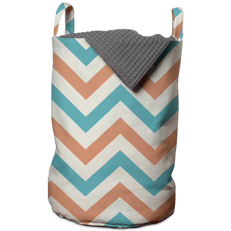 Корзина Turquoise Chevron Basket Мульти в Саратове | Loft Concept 