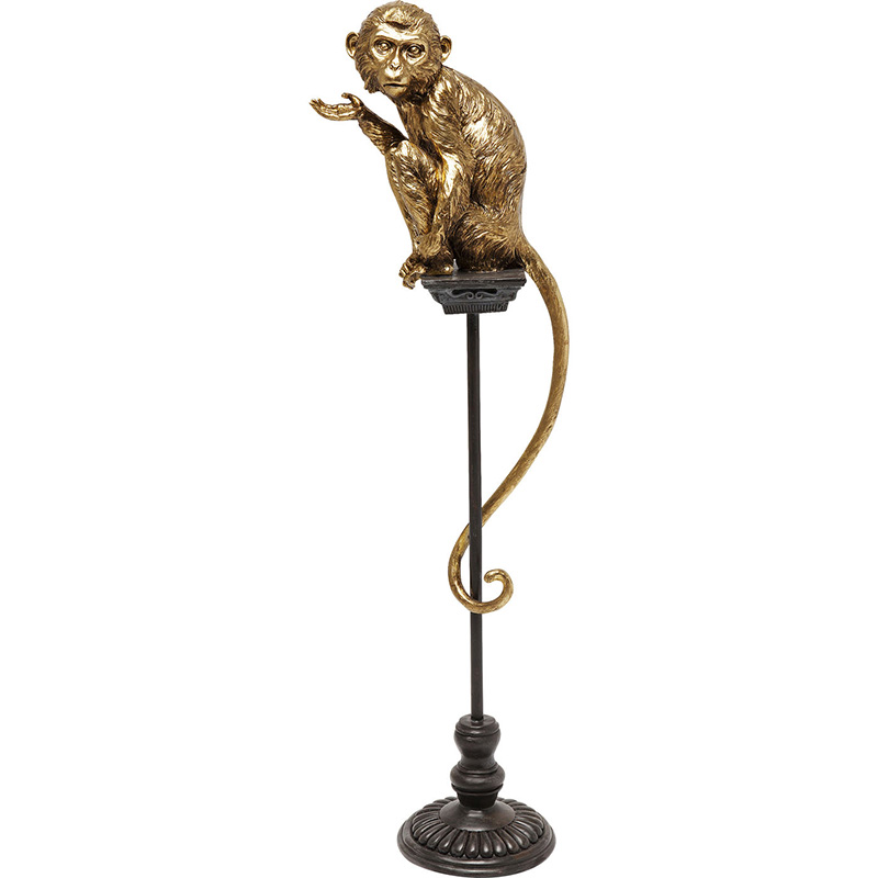 Статуэтка Golden Monkey on a stand Золотой в Саратове | Loft Concept 