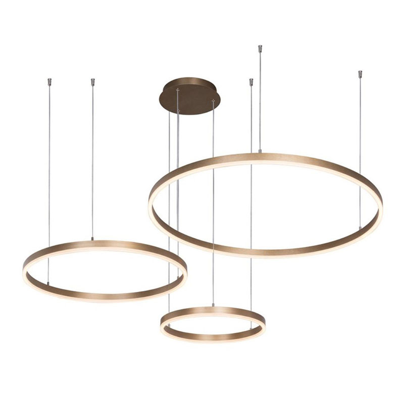 Подвесной светильник Neo Circles цвет Корица Коричневый в Саратове | Loft Concept 