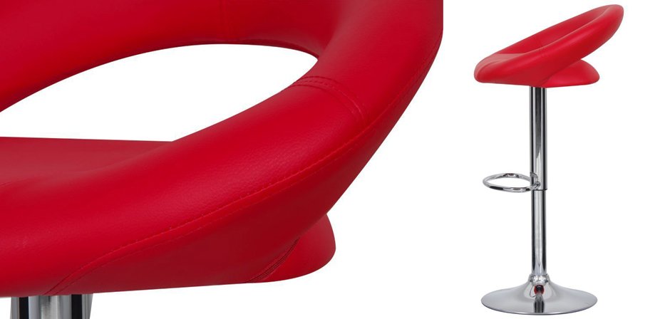 Барный стул Ring Dark Red Барный стул Ring Dark Red - Loft-Concept в Саратове