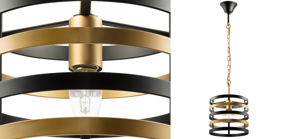Подвесной светильник Gold Stripes Chandelier Подвесной светильник Gold Stripes Chandelier - Loft-Concept в Саратове