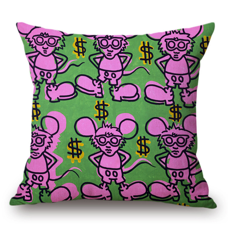 Подушка Keith Haring 12 Мульти в Саратове | Loft Concept 