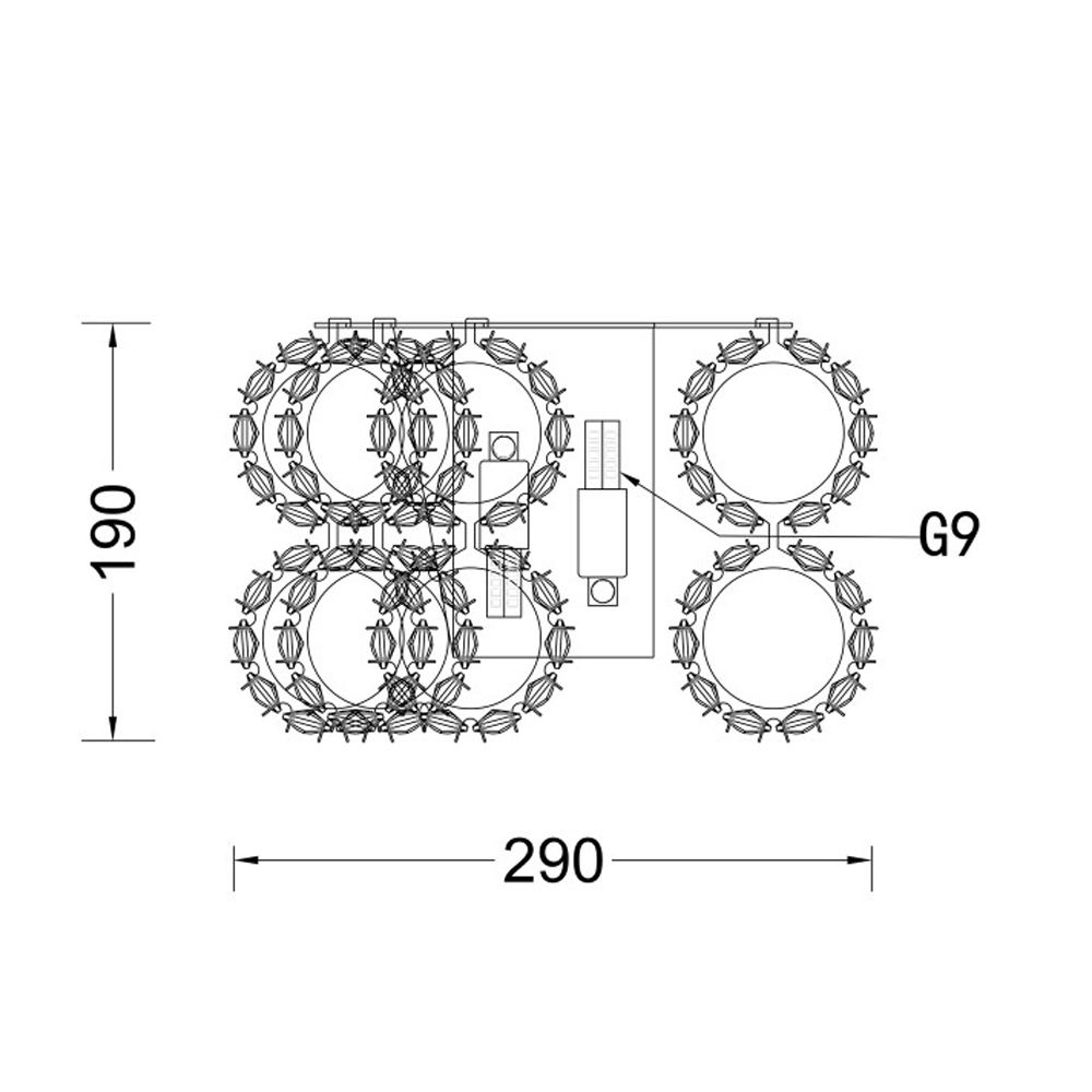 Бра с россыпью хрусталя Perfection of Diamonds Бра с россыпью хрусталя Perfection of Diamonds в Саратове
