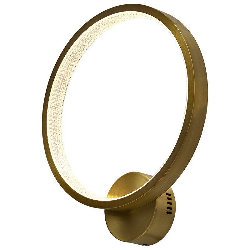 Бра Ring Light Gold Sconce Золотой в Саратове | Loft Concept 