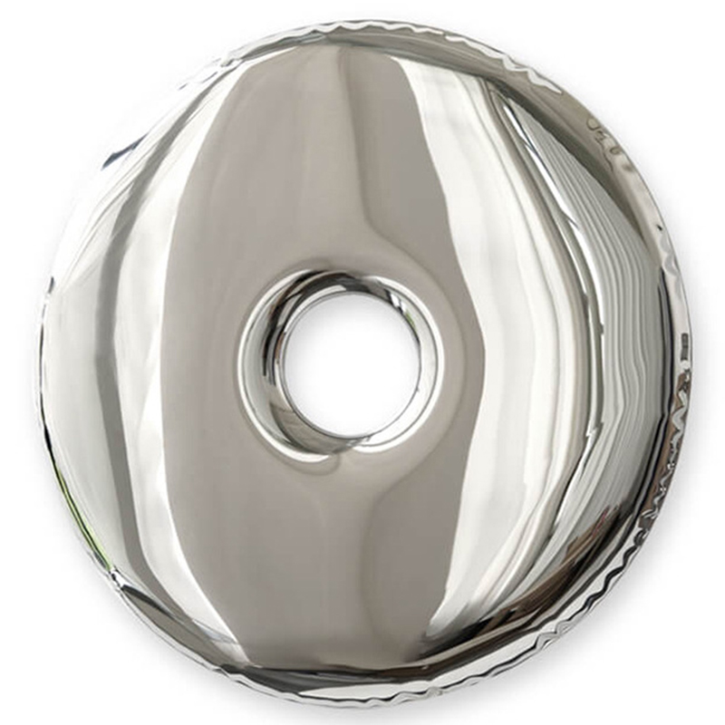 Арт-объект на стену Rondo Polished Stainless Steel Wall Mirror by Zieta Chrome Хром Арт-объект на стену Rondo Polished Stainless Steel Wall Mirror by Zieta Chrome Хром в Саратове | Loft Concept