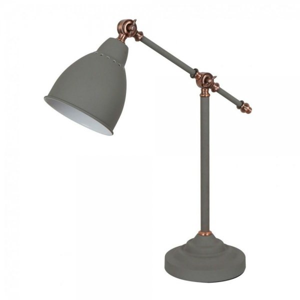 Настольная лампа Holder Table Lamp Grey Серый в Саратове | Loft Concept 