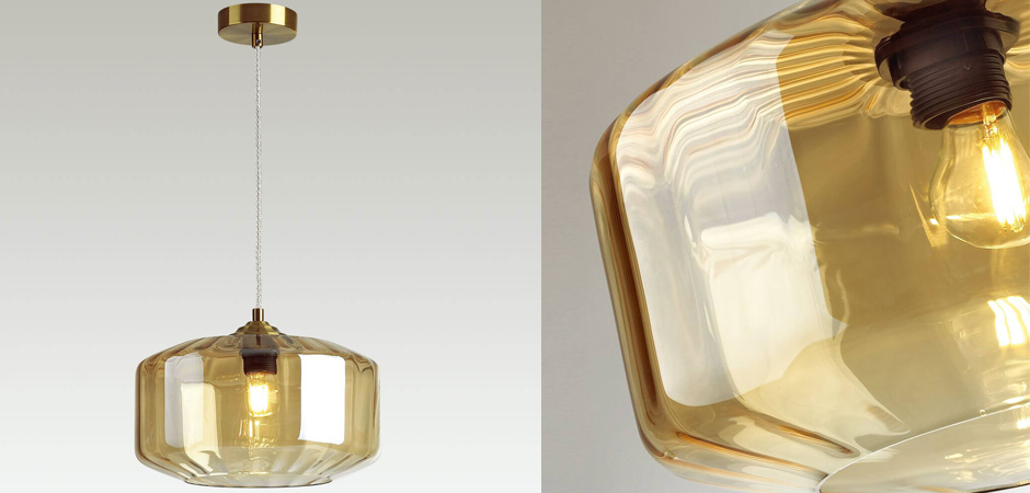 Подвесной светильник Multicolored Glass Amber Подвесной светильник Multicolored Glass Amber - Loft-Concept в Саратове