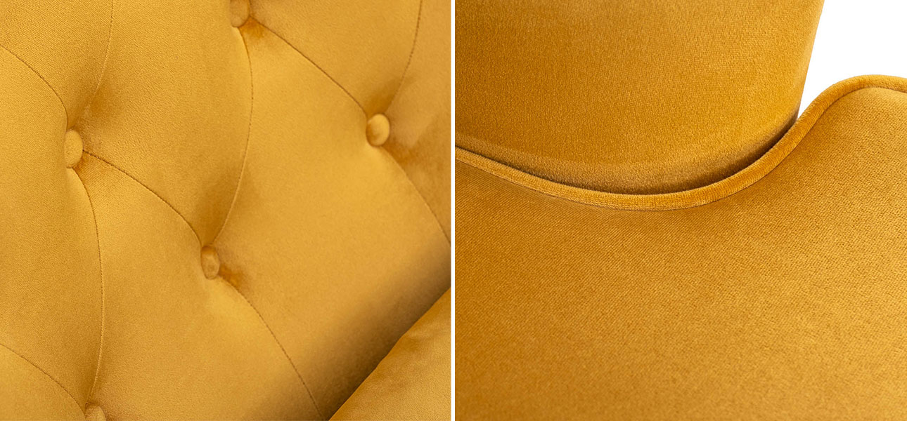 Кресло Firewall mustard - фото №3