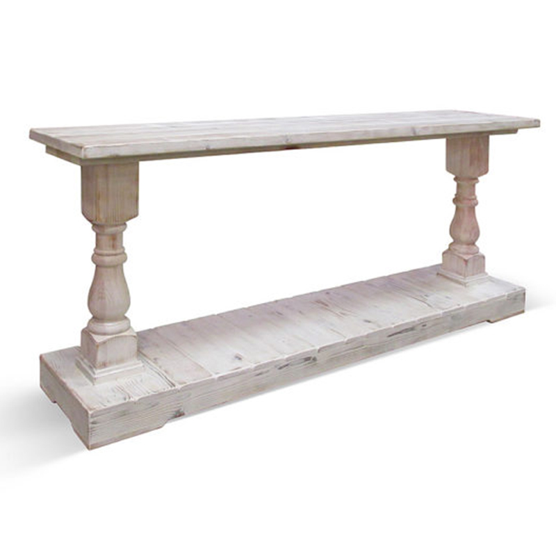 Консоль Oxford Washed Antique White Console Белый в Саратове | Loft Concept 