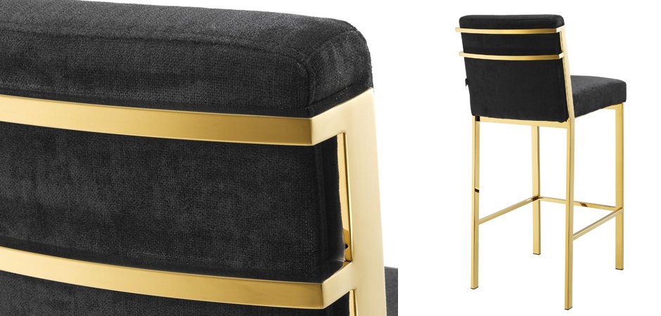 Барный стул Eichholtz Bar Stool Scott Gold Барный стул Eichholtz Bar Stool Scott Gold - Loft-Concept в Саратове