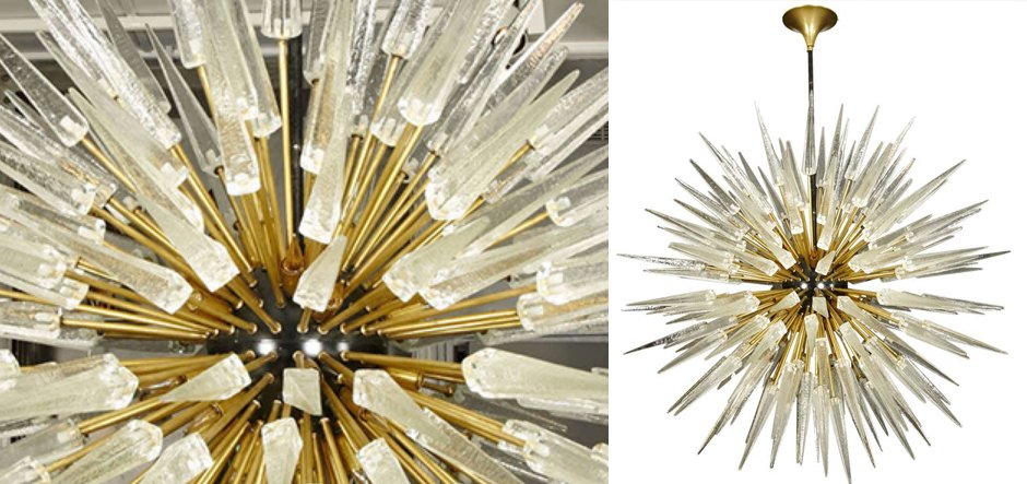 Murano Spike Sputnik Rock Chandelier Murano Spike Sputnik Rock Chandelier - Loft-Concept в Саратове