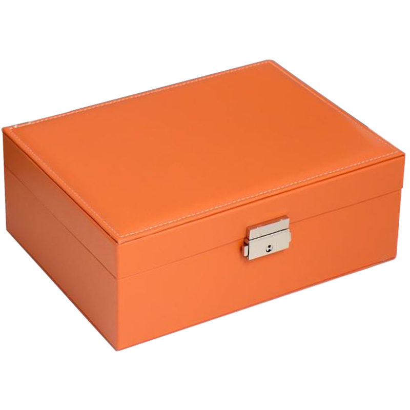 Шкатулка Auburn Jewerly Organizer Box orange Оранжевый в Саратове | Loft Concept 