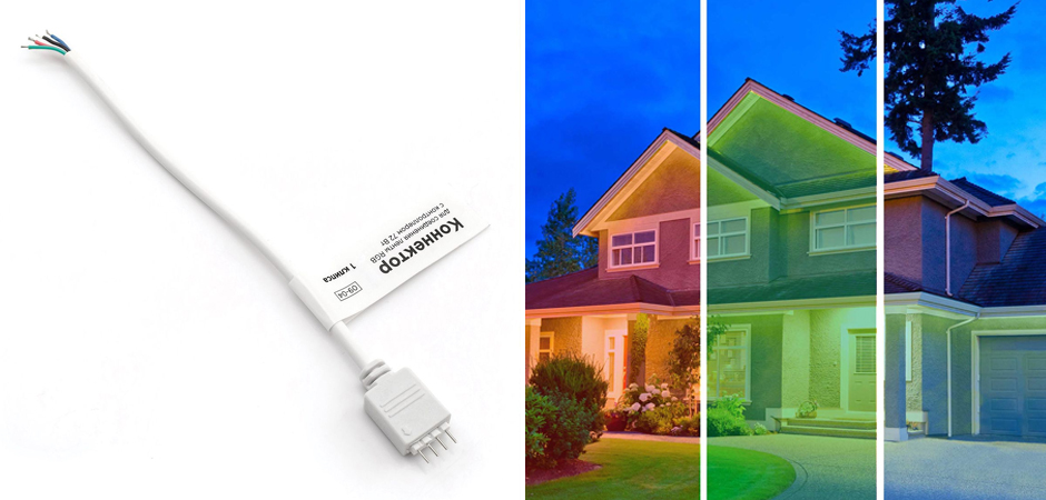 Комплект светодиодной влагозащищенной ленты 7,2W/m 30LED/m 3528SMD разноцветный 5M Комплект светодиодной влагозащищенной ленты 7,2W/m 30LED/m 3528SMD разноцветный 5M - Loft-Concept в Саратове