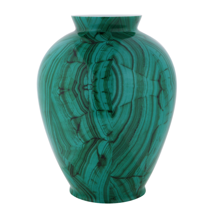 Ваза Malachite Vase barrel Малахит в Саратове | Loft Concept 